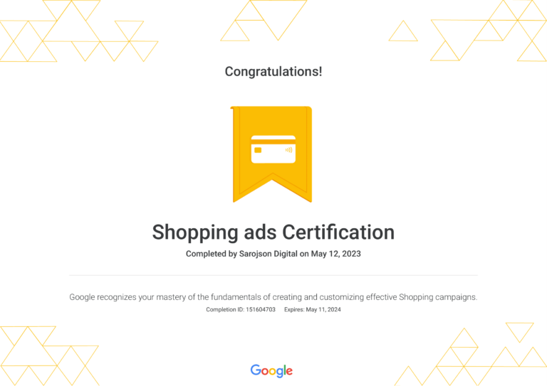 Google Ads Shopping ads Certification _ Google-1