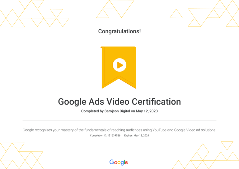 Google Ads Video Certification _ Google-1